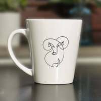 Widder - Sternzeichen - Kaffeebecher L