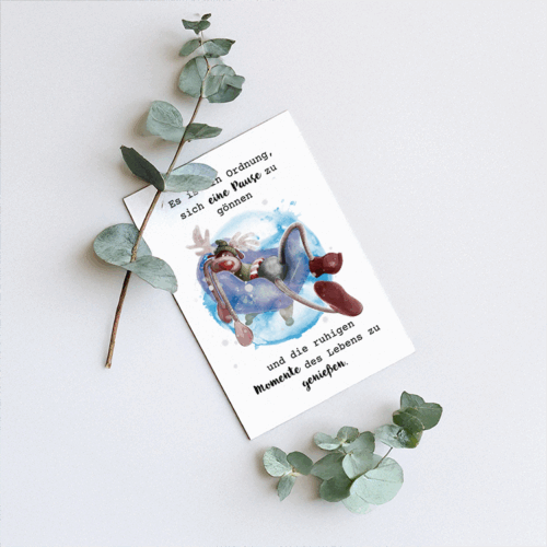 Digitaler Download "Rentier Alfredo" mit Text, 2 zu 3